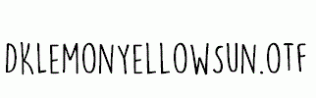 DKLemonYellowSun.otf