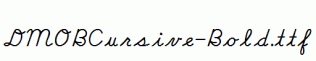 DMOBCursive-Bold.ttf