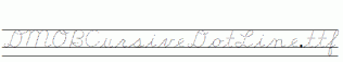 DMOBCursiveDotLine.ttf