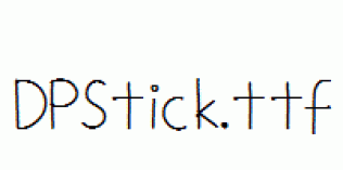 DPStick.ttf