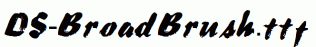 DS-BroadBrush.ttf