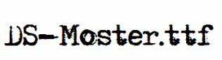 DS-Moster.ttf