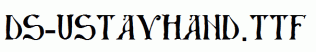 DS-UstavHand.ttf