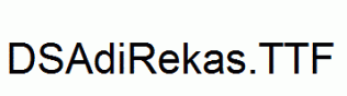 DSAdiRekas.ttf