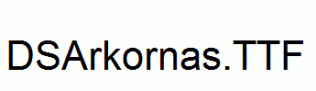 DSArkornas.ttf