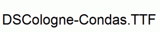 DSCologne-Condas.ttf