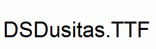 DSDusitas.ttf
