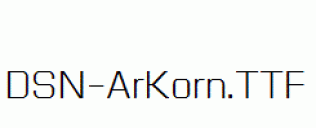 DSN-ArKorn.ttf