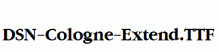 DSN-Cologne-Extend.ttf