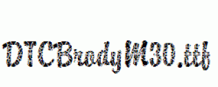 DTCBrodyM30.ttf