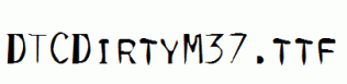 DTCDirtyM37.ttf
