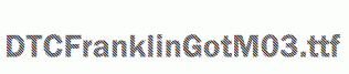 DTCFranklinGotM03.ttf