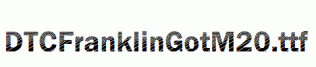 DTCFranklinGotM20.ttf