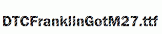 DTCFranklinGotM27.ttf