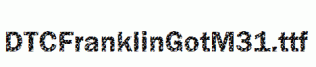 DTCFranklinGotM31.ttf