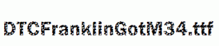 DTCFranklinGotM34.ttf