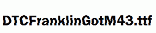 DTCFranklinGotM43.ttf