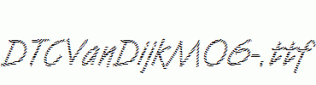 DTCVanDijkM06-.ttf