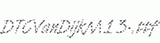 DTCVanDijkM13-.ttf