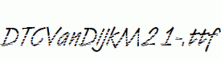 DTCVanDijkM21-.ttf