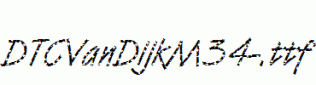 DTCVanDijkM34-.ttf