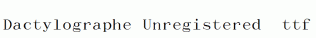 Dactylographe-Unregistered-.ttf