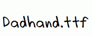Dadhand.ttf