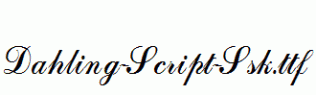 Dahling-Script-Ssk.ttf