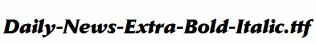 Daily-News-Extra-Bold-Italic.ttf