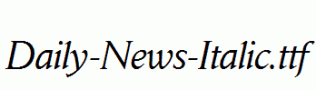 Daily-News-Italic.ttf