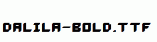 Dalila-Bold.ttf