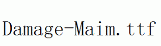 Damage-Maim.ttf