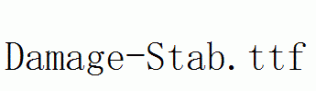 Damage-Stab.ttf