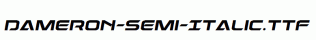 Dameron-Semi-Italic.ttf