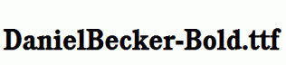 DanielBecker-Bold.ttf