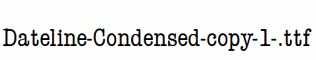 Dateline-Condensed-copy-1-.ttf