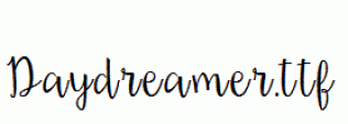 Daydreamer.ttf