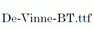 De-Vinne-BT.ttf