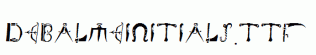 DeBalmeInitials.ttf