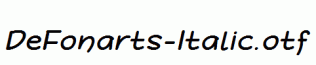 DeFonarts-Italic.otf