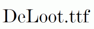 DeLoot.ttf