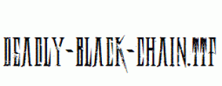 Deadly-Black-Chain.ttf