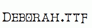 Deborah.ttf