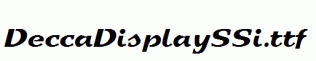 DeccaDisplaySSi.ttf