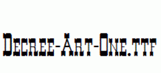 Decree-Art-One.ttf