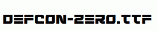 Defcon-Zero.ttf