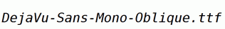 DejaVu-Sans-Mono-Oblique.ttf