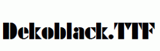 Dekoblack.ttf