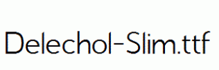 Delechol-Slim.ttf
