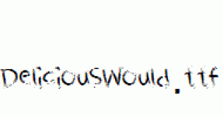 DeliciousWould.ttf